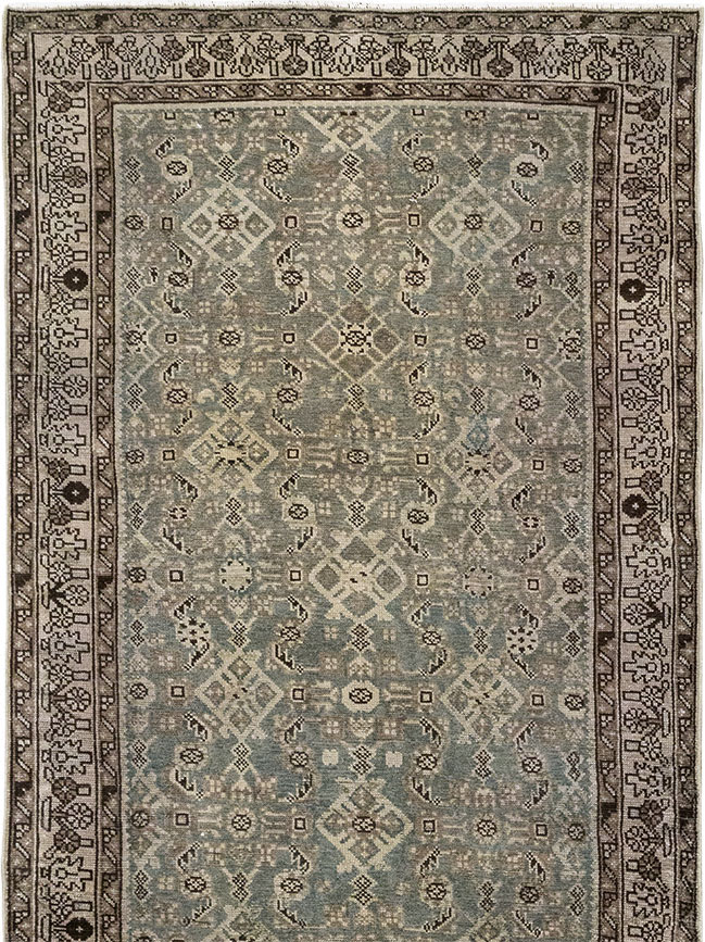 Vintage Persian Malayer Runner, No.32427 - Gss
