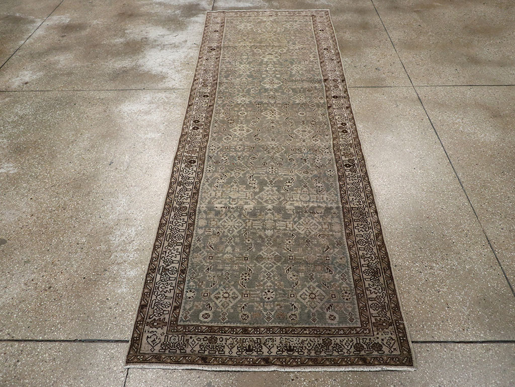 Vintage Persian Malayer Runner, No.32427 - Gss