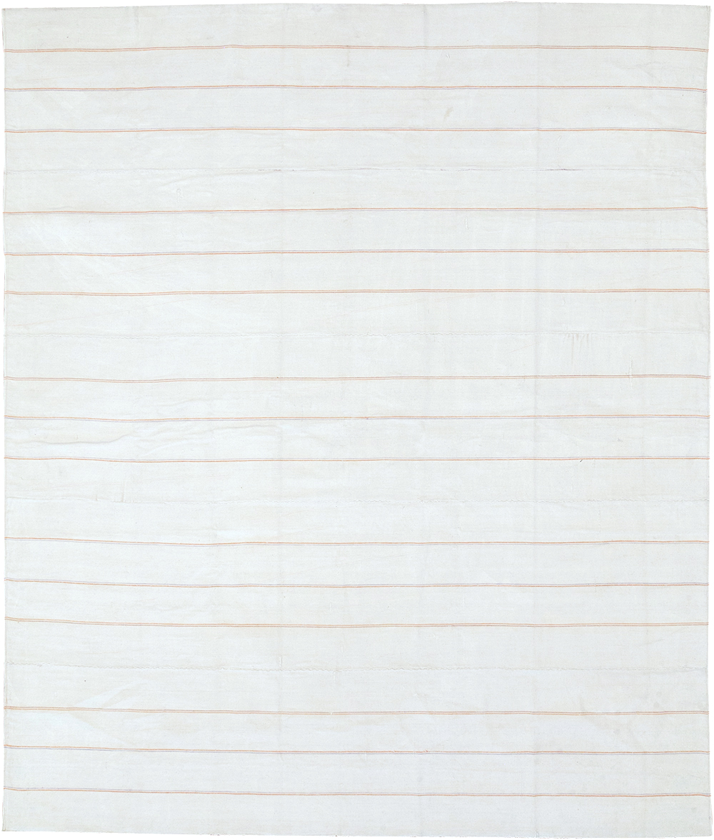 Vintage Persian Flatweave Kilim Room Size Carpet, No.32433 - Gss