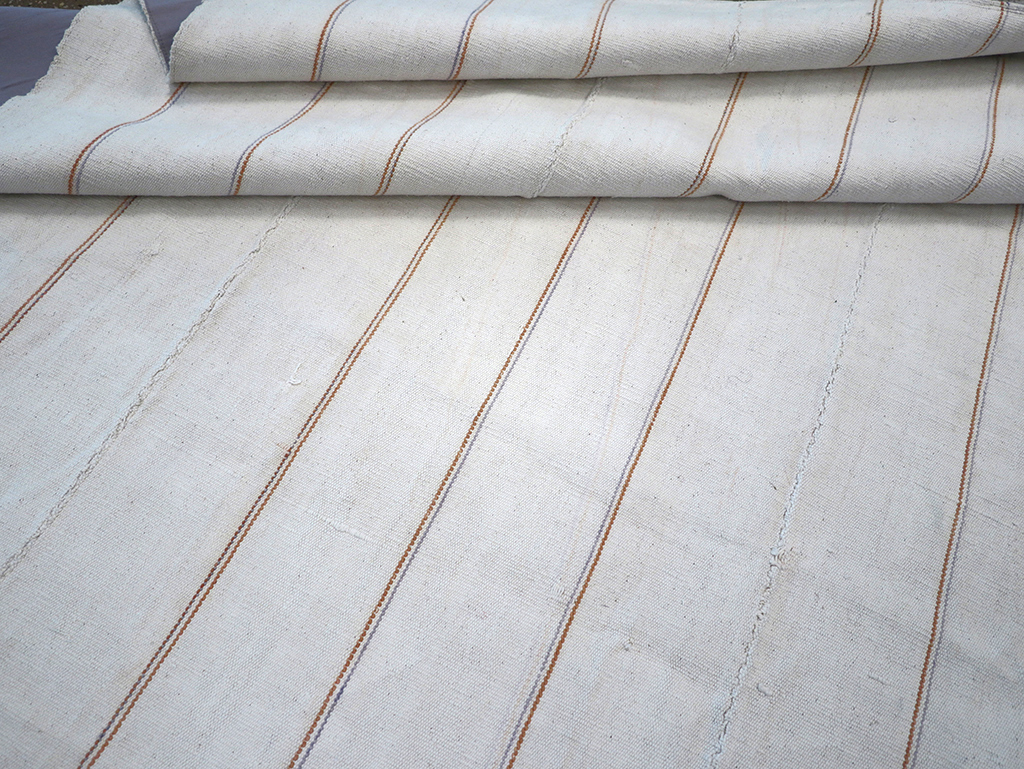 Vintage Persian Flatweave Kilim Room Size Carpet, No.32433 - Gss