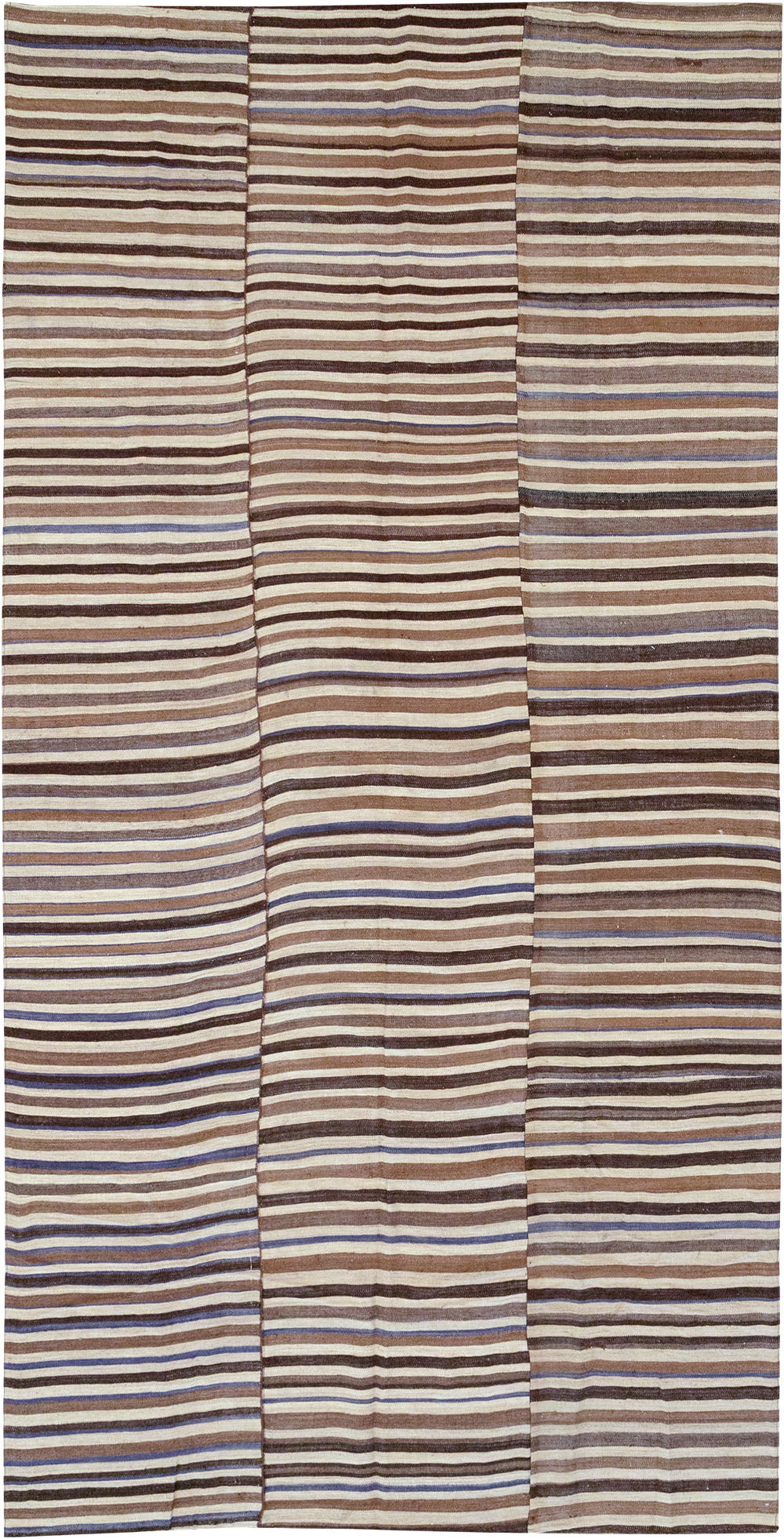 Vintage Persian Flatweave Kilim Gallery Carpet, No.32437 - Gss