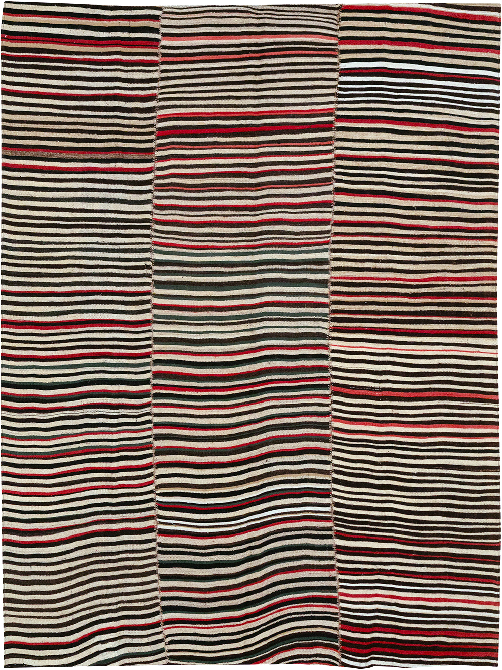 Vintage Persian Flatweave Kilim Accent Rug, No.32439 - Gss