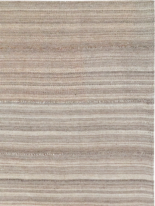 Vintage Persian Flatweave Kilim Small Room Size Carpet, No.32440 - Gss