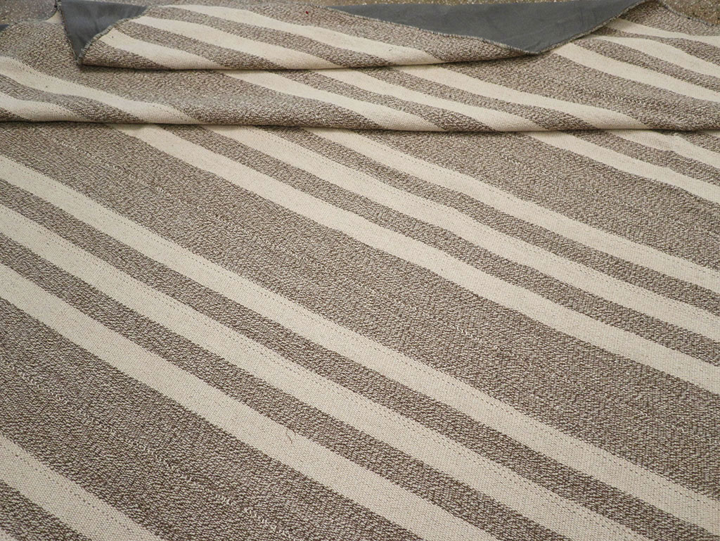 Modern Turkish Flatweave Kilim Large Carpet, No.32443 - Gss