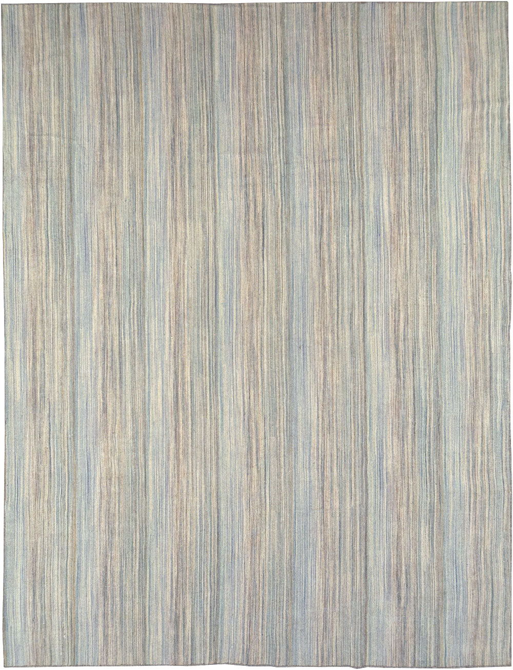 Modern Turkish Flatweave Kilim Room Size Carpet, No.32451 - Gss