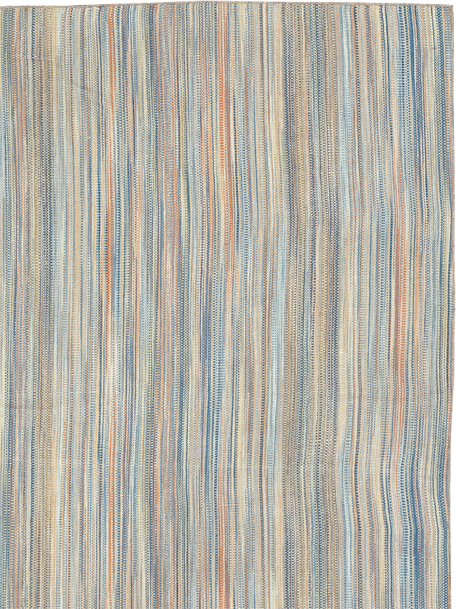 Modern Turkish Flatweave Kilim Room Size Carpet, No.32453 - Gss
