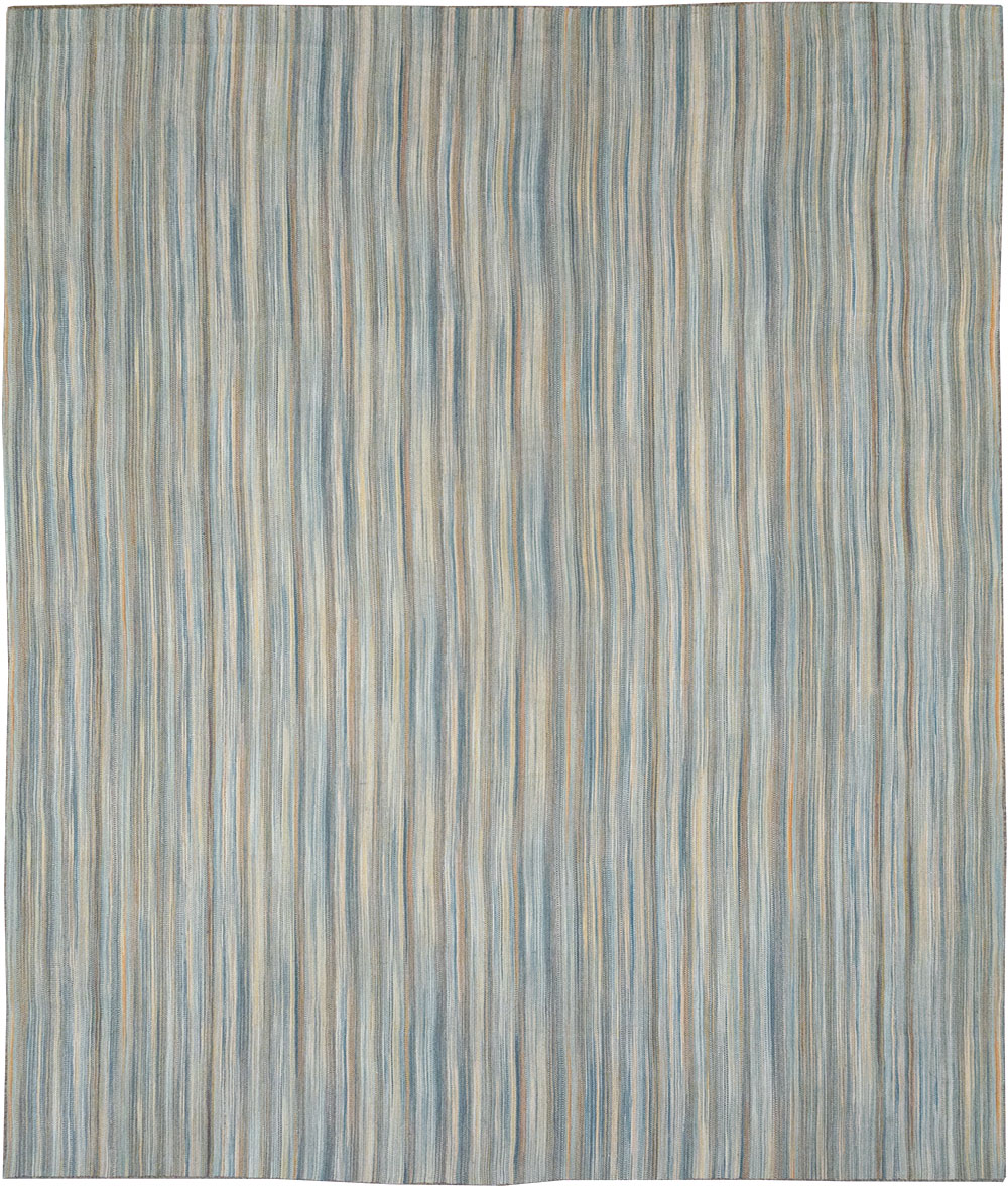 Modern Turkish Flatweave Kilim Large Carpet, No.32454 - Gss