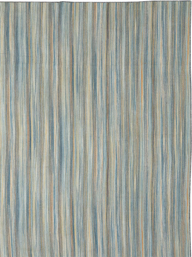 Modern Turkish Flatweave Kilim Large Carpet, No.32454 - Gss