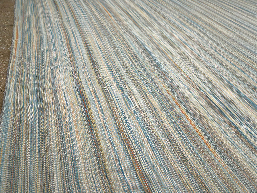 Modern Turkish Flatweave Kilim Large Carpet, No.32454 - Gss