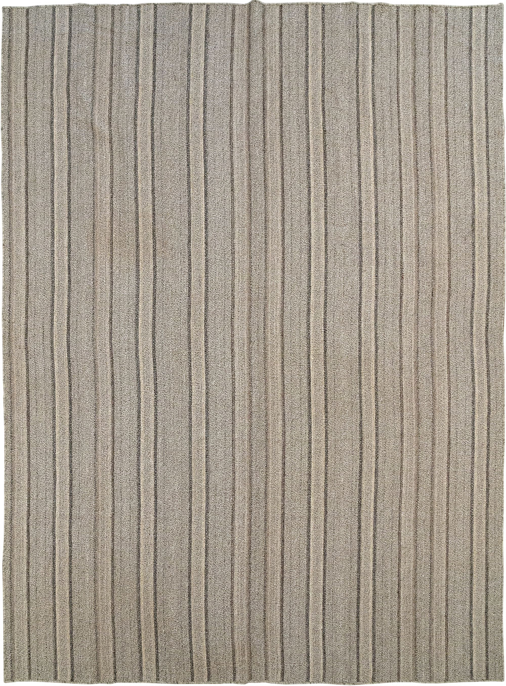 Modern Turkish Flatweave Kilim Room Size Carpet, No.32457 - Gss