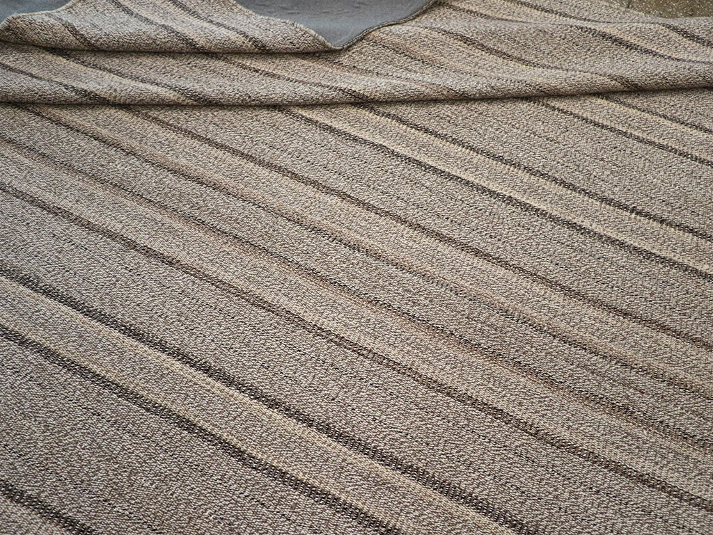 Modern Turkish Flatweave Kilim Room Size Carpet, No.32457 - Gss