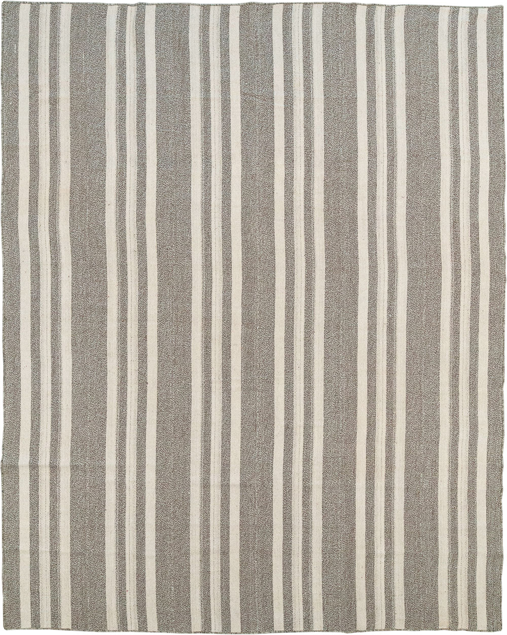 Modern Turkish Flatweave Kilim Room Size Carpet, No.32458 - Gss
