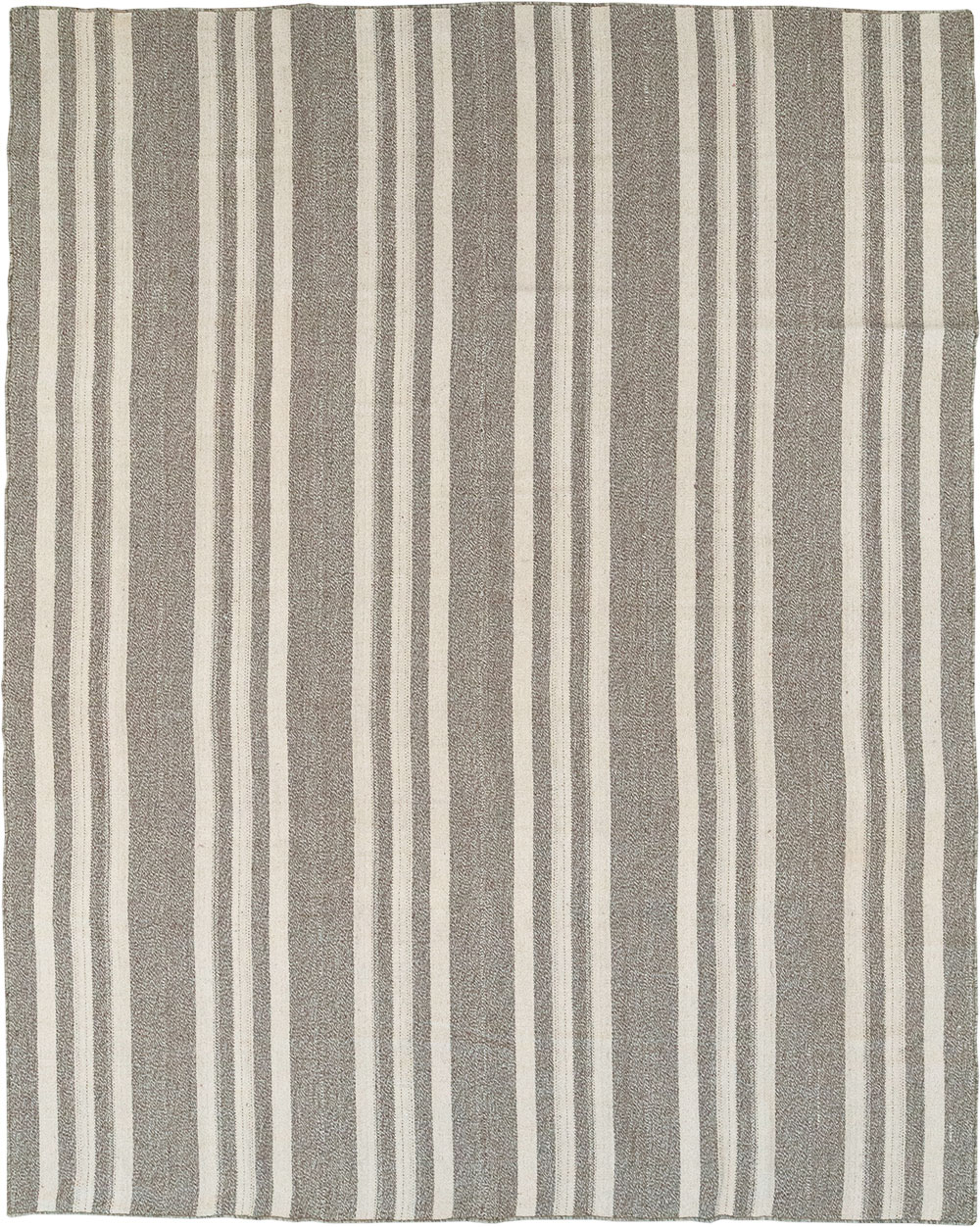 Modern Turkish Flatweave Kilim Room Size Carpet, No.32458 - Gss