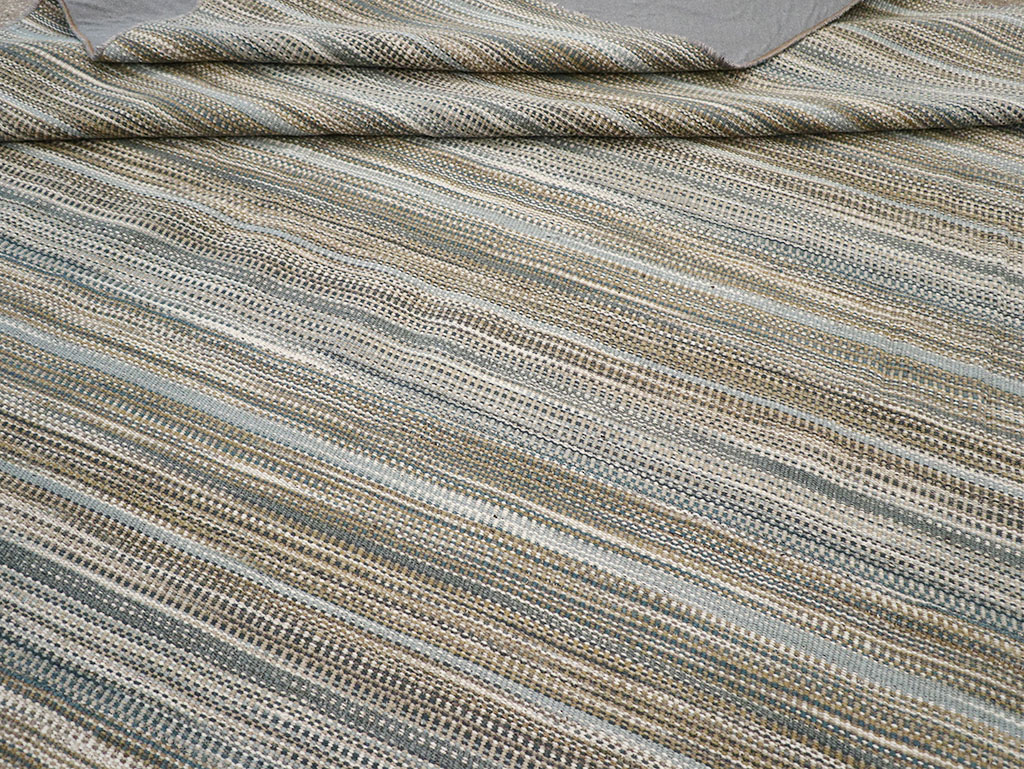 Modern Turkish Flatweave Kilim Room Size Carpet, No.32459 - Gss