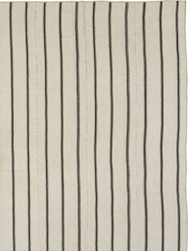 Modern Turkish Flatweave Kilim Large Carpet, No.32460 - Gss