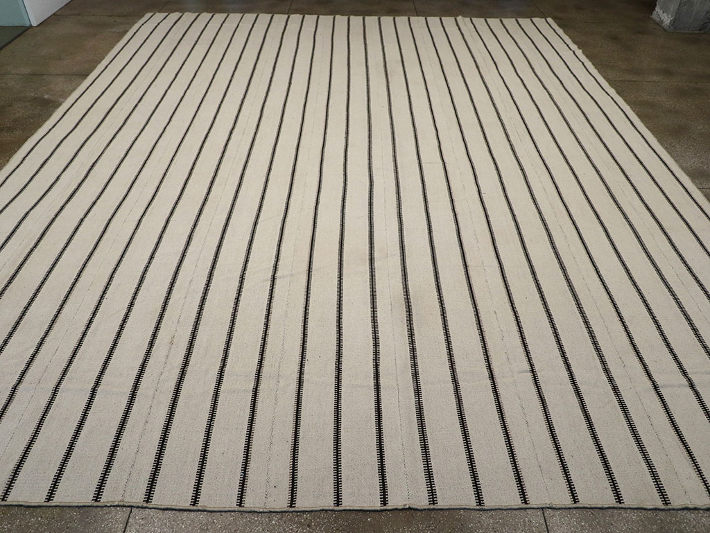 Modern Turkish Flatweave Kilim Large Carpet, No.32460 - Gss