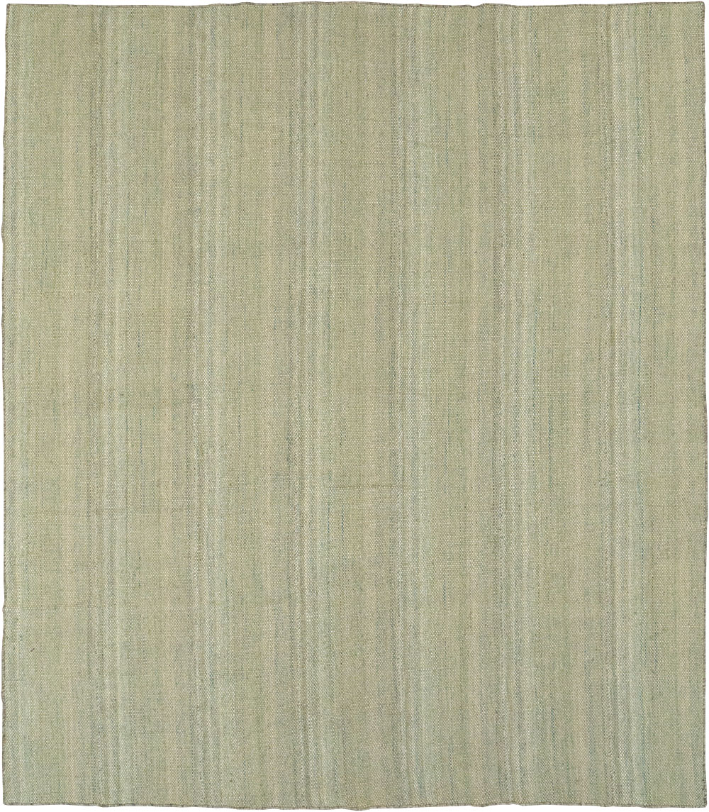 Modern Persian Flatweave Kilim Room Size Carpet, No.32464 - Gss