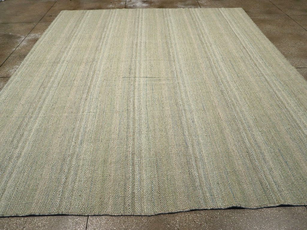 Modern Persian Flatweave Kilim Room Size Carpet, No.32464 - Gss