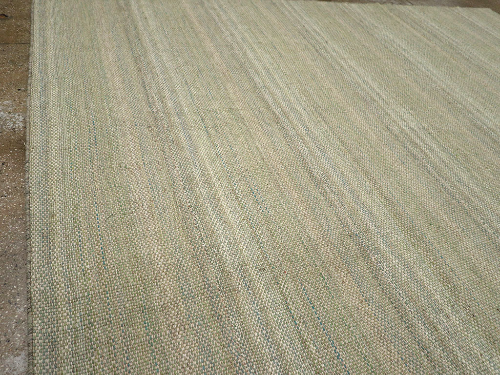 Modern Persian Flatweave Kilim Room Size Carpet, No.32464 - Gss