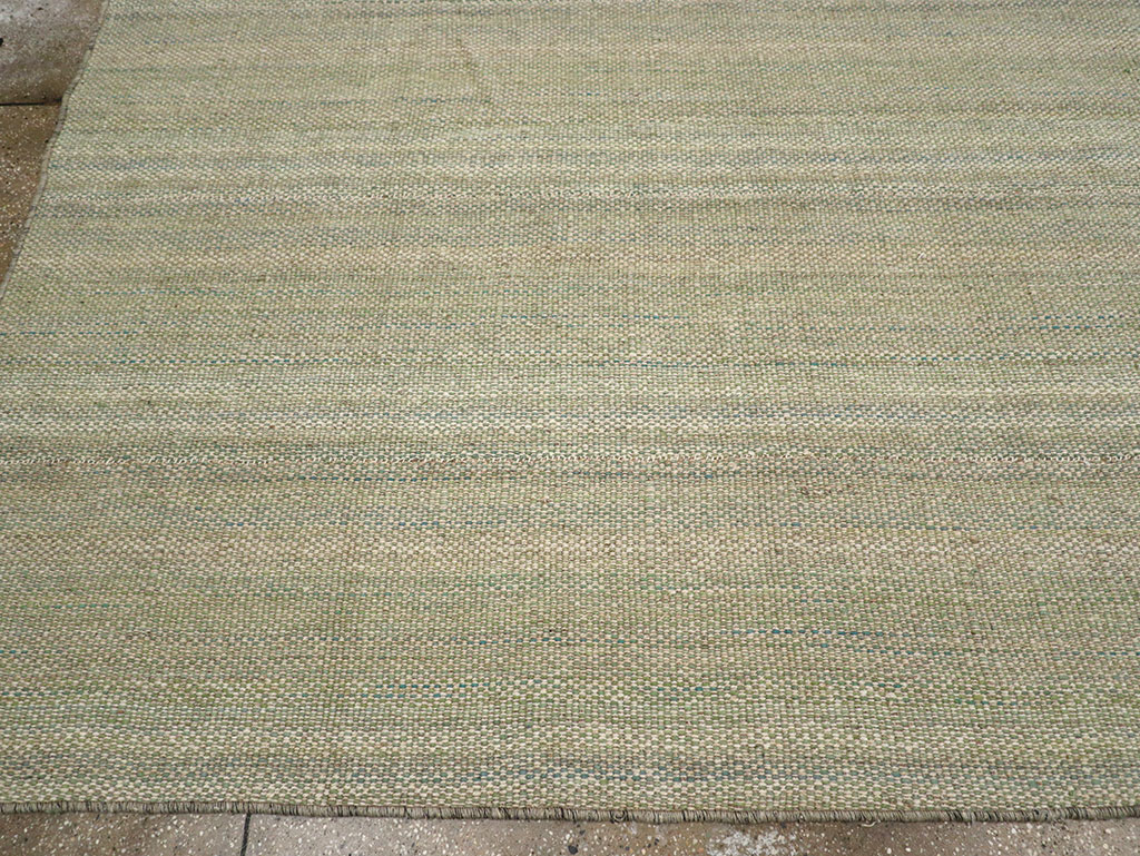 Modern Persian Flatweave Kilim Room Size Carpet, No.32464 - Gss