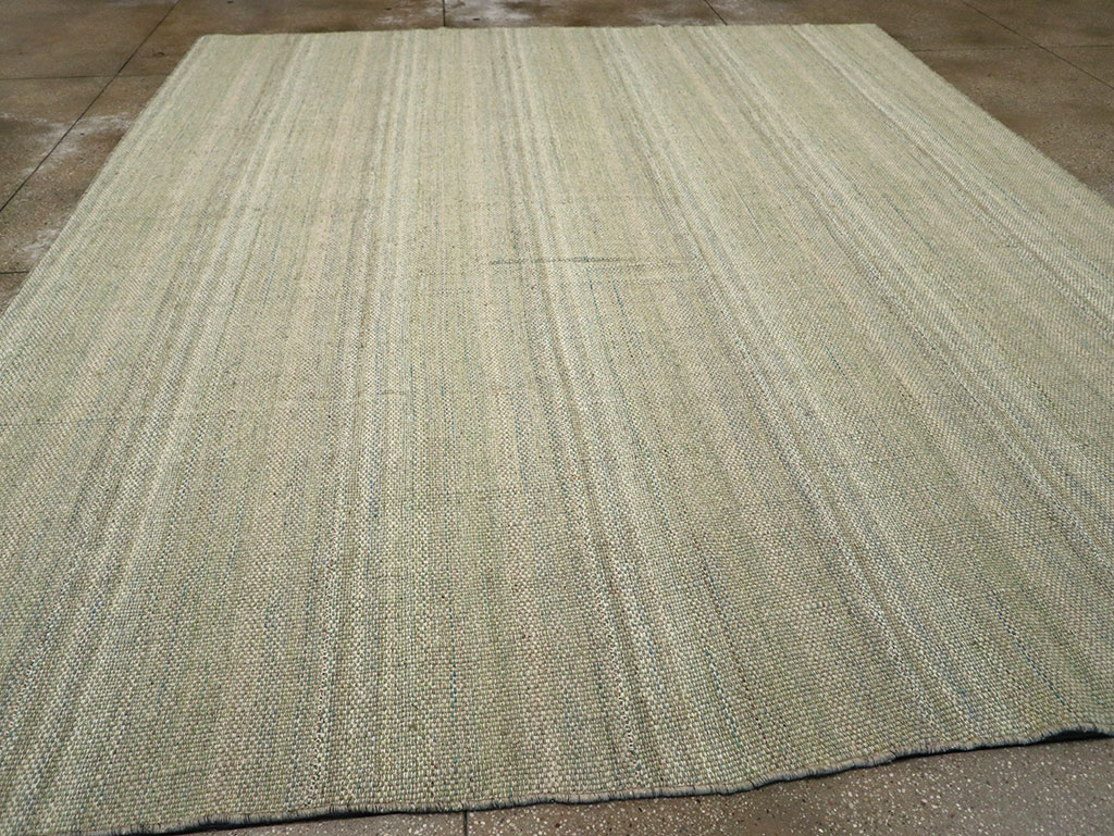 Modern Persian Flatweave Kilim Room Size Carpet, No.32464 - Gss