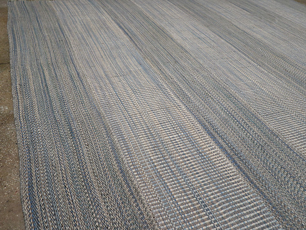 Modern Persian Flatweave Kilim Large Carpet, No.32467 - Gss