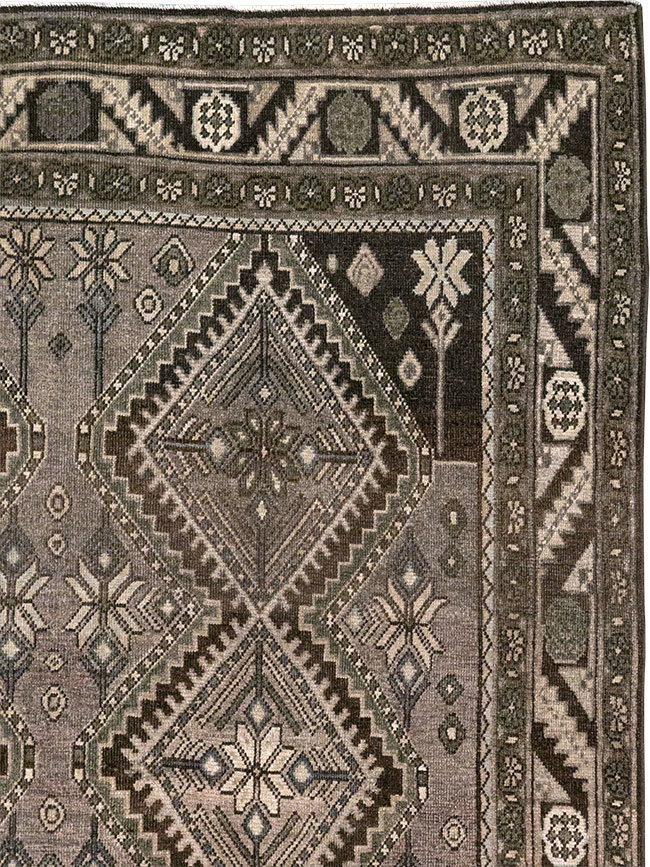 Vintage Persian Afshar Gallery Carpet, No.32469 - Gss