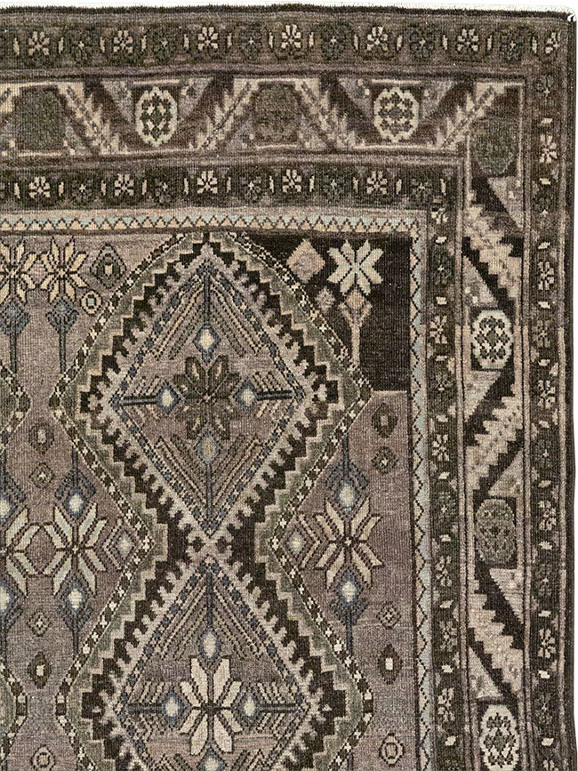 Vintage Persian Afshar Gallery Carpet, No.32469 - Gss