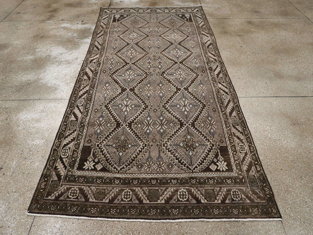 Vintage Persian Afshar Gallery Carpet, No.32469 - Gss