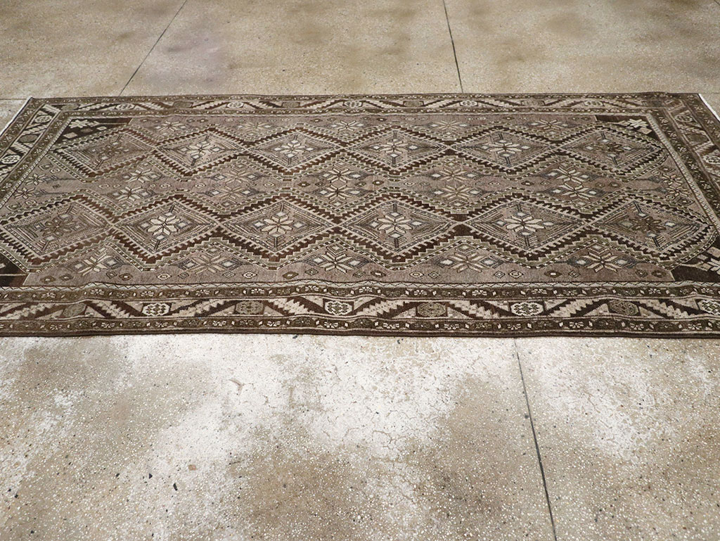 Vintage Persian Afshar Gallery Carpet, No.32469 - Gss