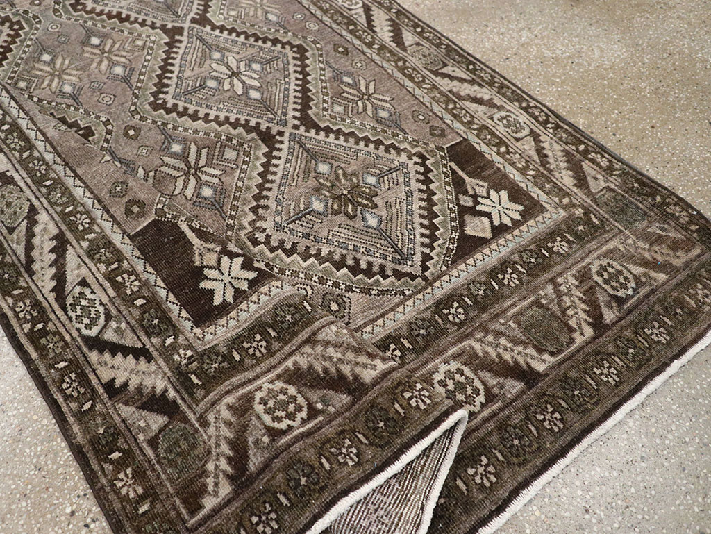 Vintage Persian Afshar Gallery Carpet, No.32469 - Gss
