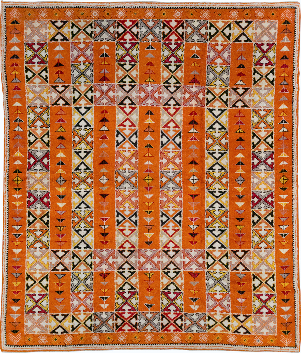 Vintage Moroccan Large Room Size Carpet, No.32470 - Gss