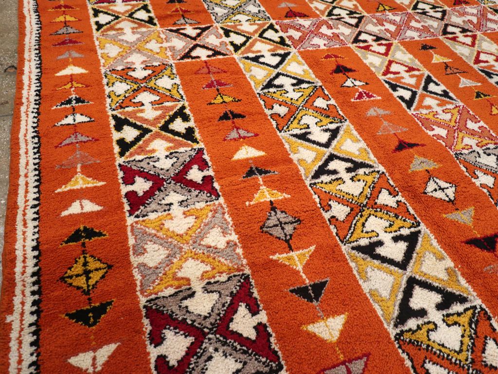 Vintage Moroccan Large Room Size Carpet, No.32470 - Gss