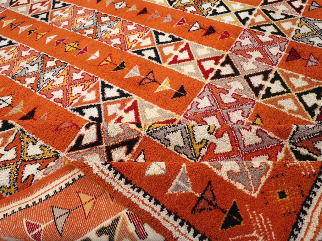 Vintage Moroccan Large Room Size Carpet, No.32470 - Gss