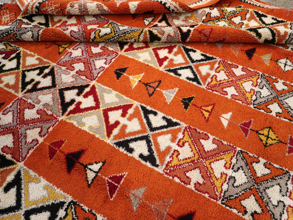 Vintage Moroccan Large Room Size Carpet, No.32470 - Gss