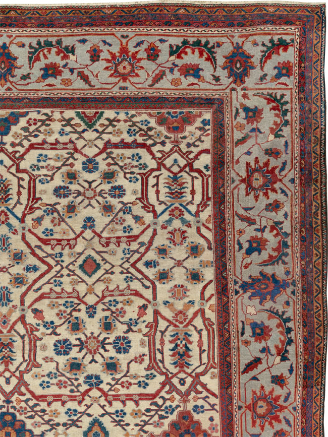 Antique Persian Sultanabad Large Carpet, No.32472 - Gss