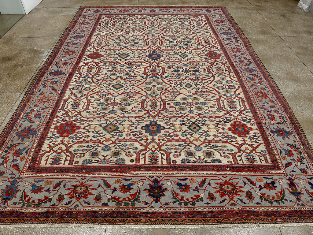 Antique Persian Sultanabad Large Carpet, No.32472 - Gss