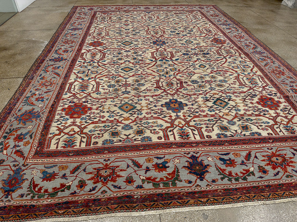 Antique Persian Sultanabad Large Carpet, No.32472 - Gss