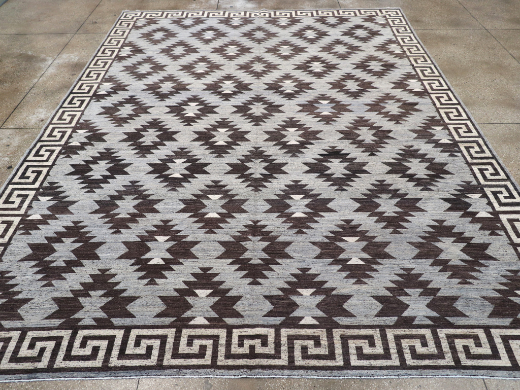 Modern East Turkestan Khotan Room Size Carpet, No.32479 - Gss