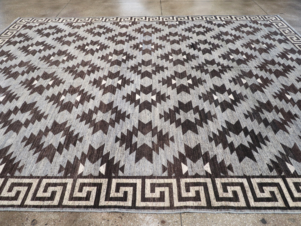 Modern East Turkestan Khotan Room Size Carpet, No.32479 - Gss