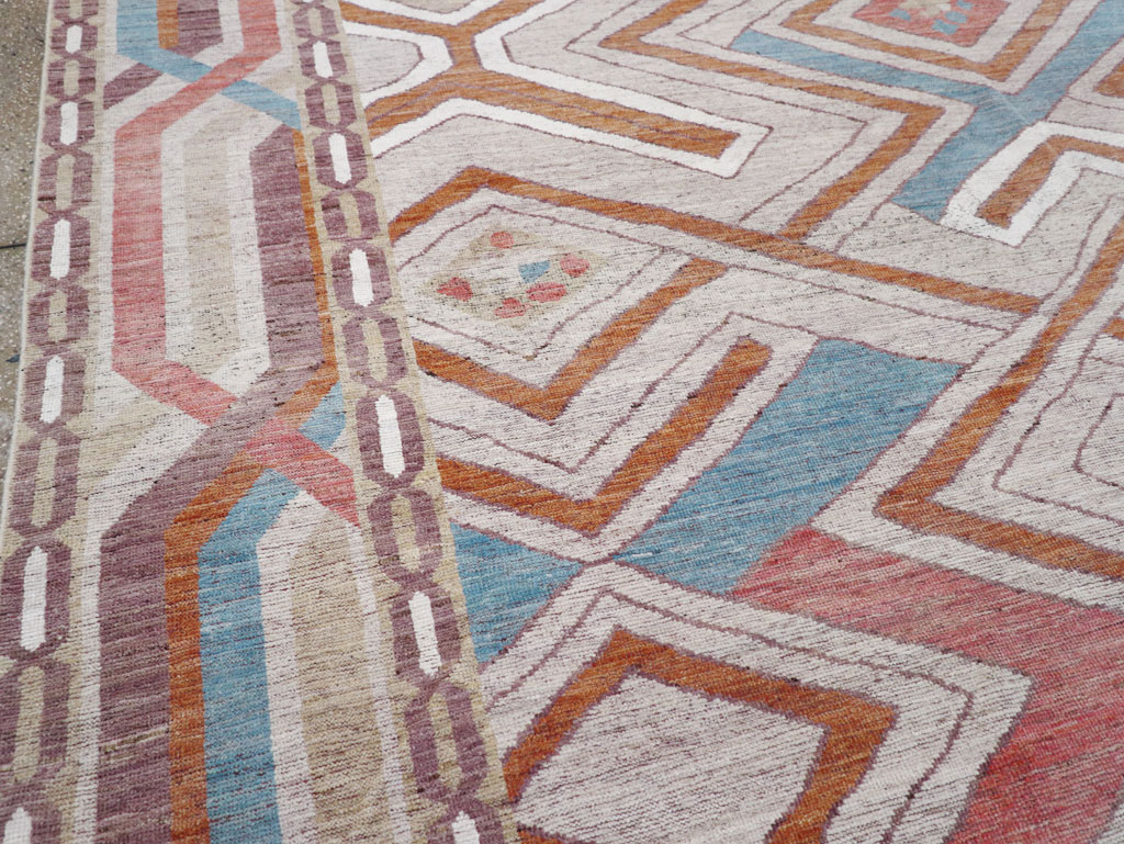 Modern East Turkestan Khotan Room Size Carpet, No.32481 - Gss