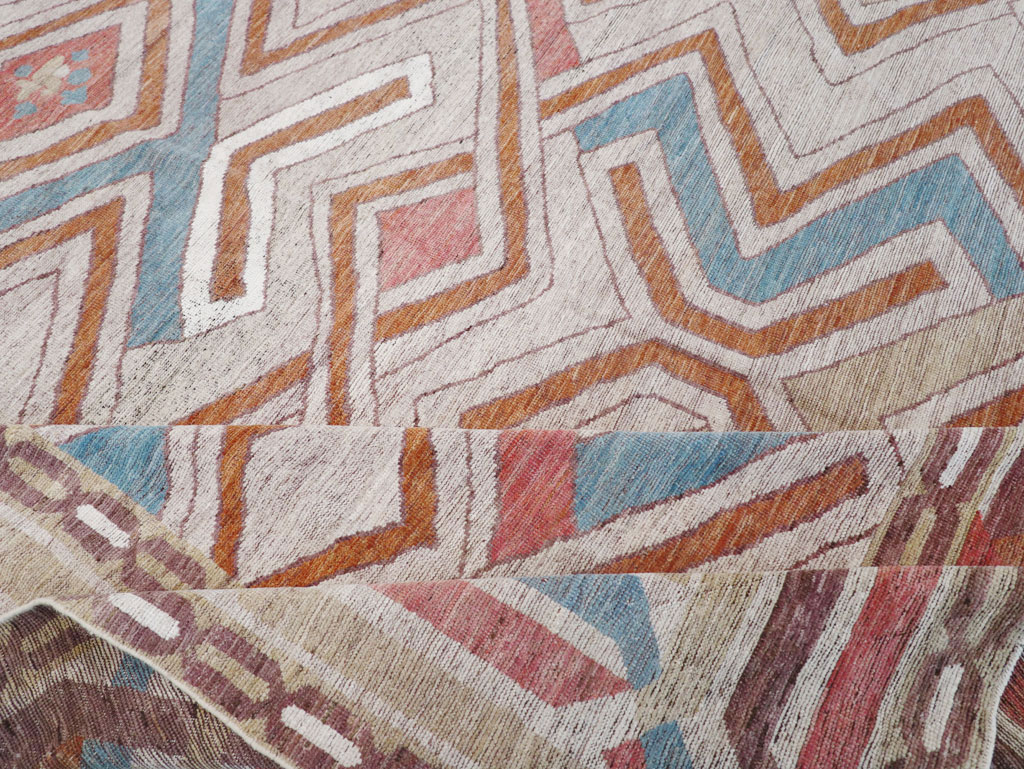 Modern East Turkestan Khotan Room Size Carpet, No.32481 - Gss