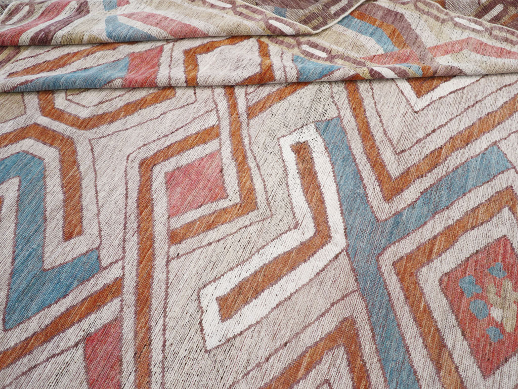 Modern East Turkestan Khotan Room Size Carpet, No.32481 - Gss