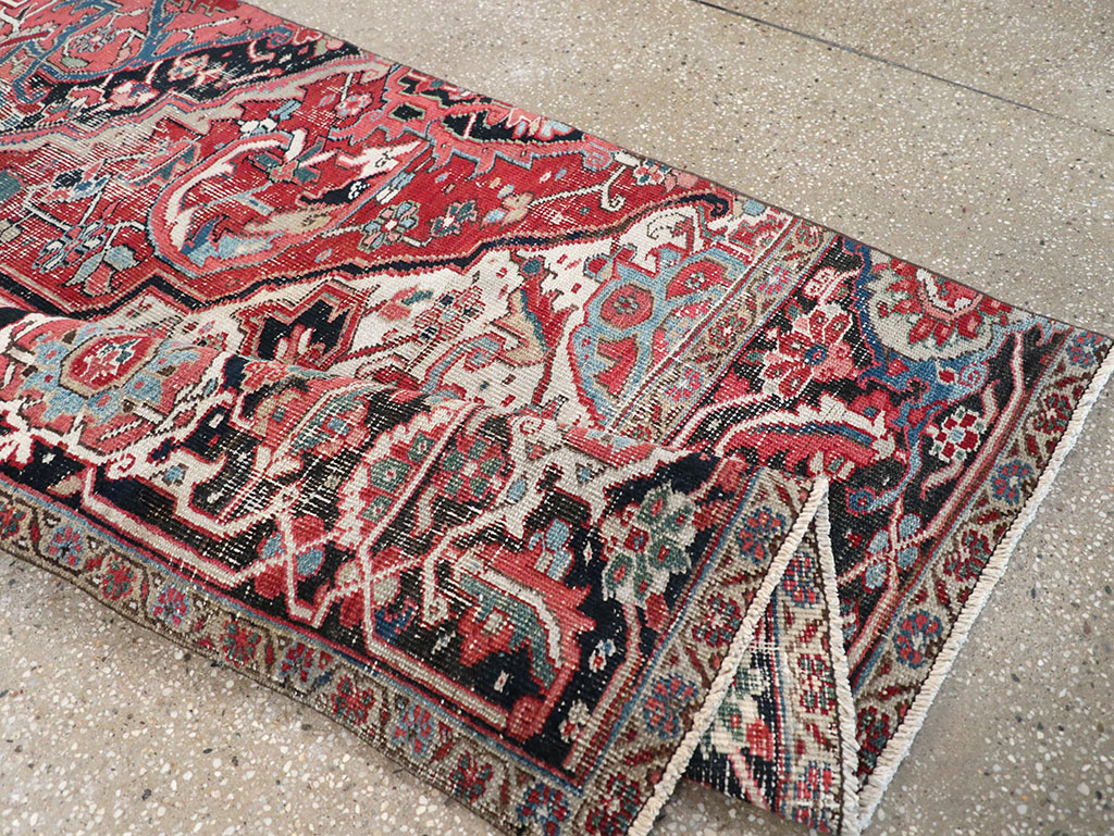 Antique Persian Heriz Rug, No.32492 - Gss