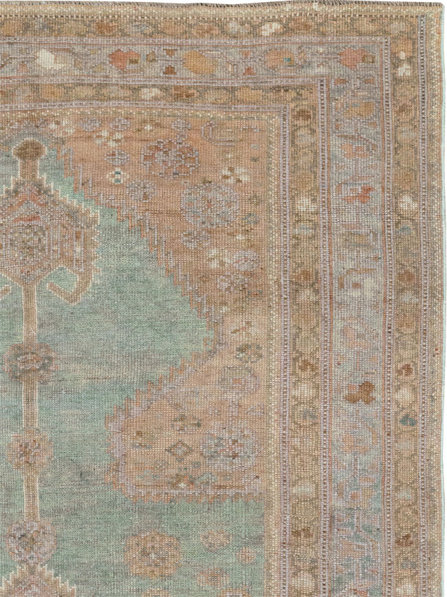 Antique Persian Kurdish Long Runner, No.32500 - Gss