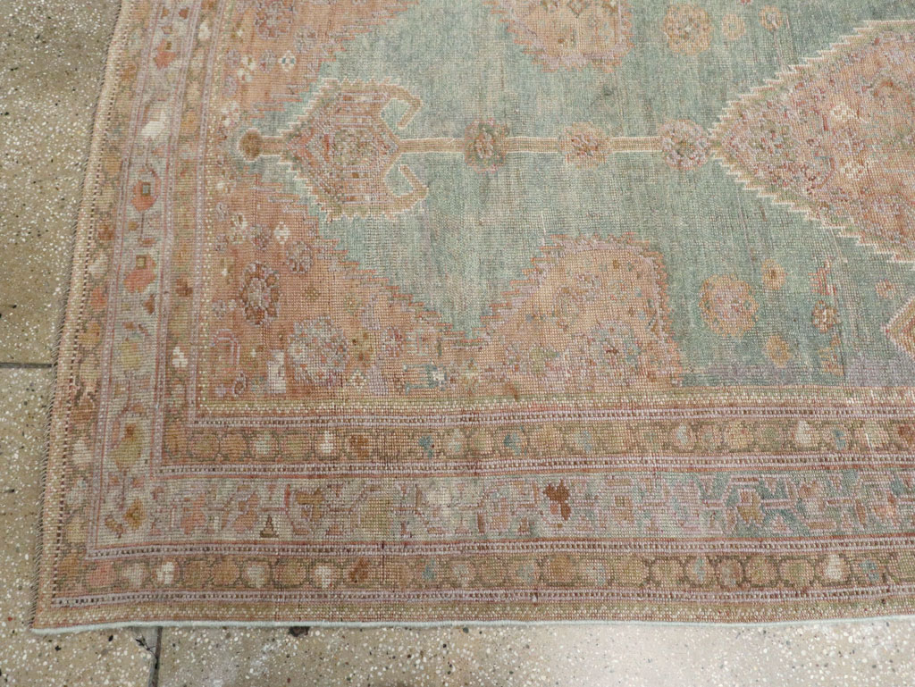 Antique Persian Kurdish Long Runner, No.32500 - Gss