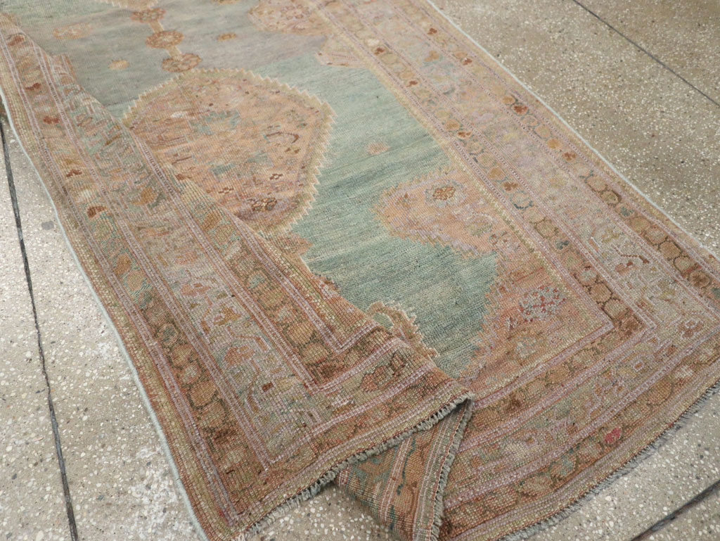 Antique Persian Kurdish Long Runner, No.32500 - Gss