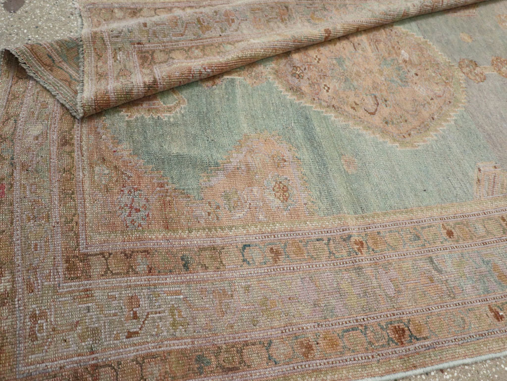 Antique Persian Kurdish Long Runner, No.32500 - Gss