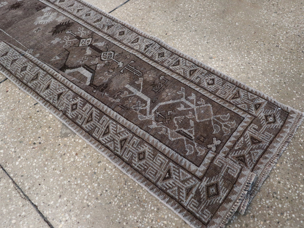 Vintage Turkish Anatolian Long Runner, No.32502 - Gss