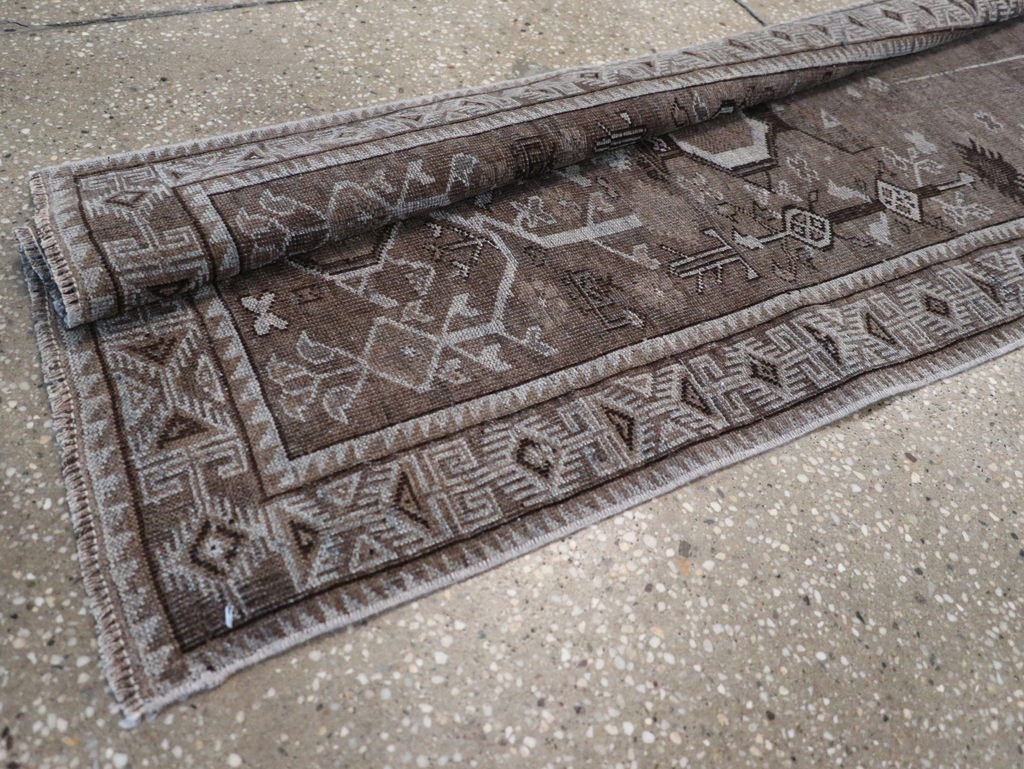 Vintage Turkish Anatolian Long Runner, No.32502 - Gss